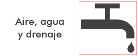 Aire, agua y drenaje